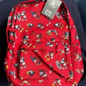 DISNEY MICKEY MOUSE BACKPACK NWT RED